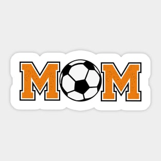 Soccer Mom Orange Sticker